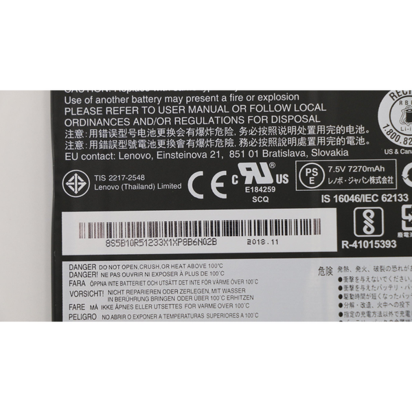 Lenovo 5B10R51233 laptop reservedel Batteri