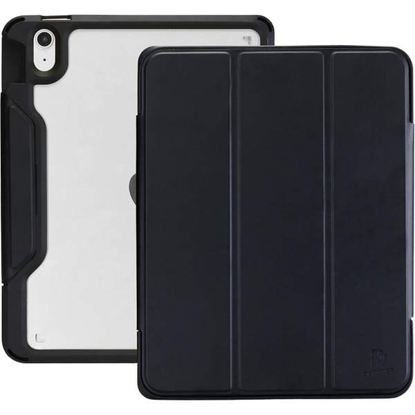 DEQSTER 40-1013765 custodia per tablet 27,7 cm (10.9") Custodia flip a libro Nero