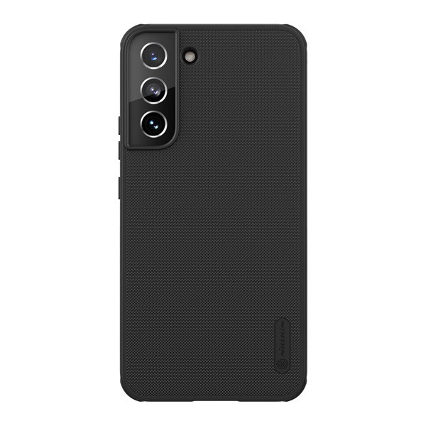 NILLKIN SUPER FROSTED PRO műanyag telefonvédő (közepesen ütésálló, gumírozott, érdes felület) FEKETE [Samsung Galaxy S22 Plus 5G (SM-S906)] (5996591120522)
