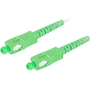Оптичен мрежов кабел с дължина 35 м и конектори SC/APC-SC/APC, Lanberg Z43089, SM, SIMPLEX 3.0MM G657A2 LSZH, бял