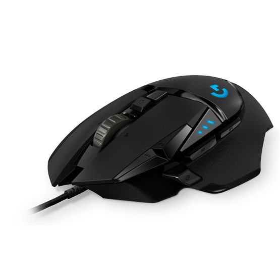 Logitech G G502 HERO Optical USB-A Zwart Retail