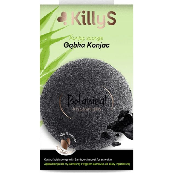 Inter-Vion Konjac arctisztító szivacs aktív szénnel