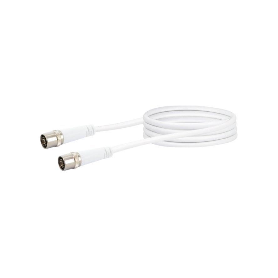 Schwaiger Koaxialkabel Klasse A + 10 dB 1.5 m Vodafon weiß (KDSK15042) (KDSK15042)