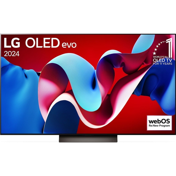LG OLED evo C4 OLED77C44LA televízió 195,6 cm (77") 4K Ultra HD Smart TV Wi-Fi Fekete