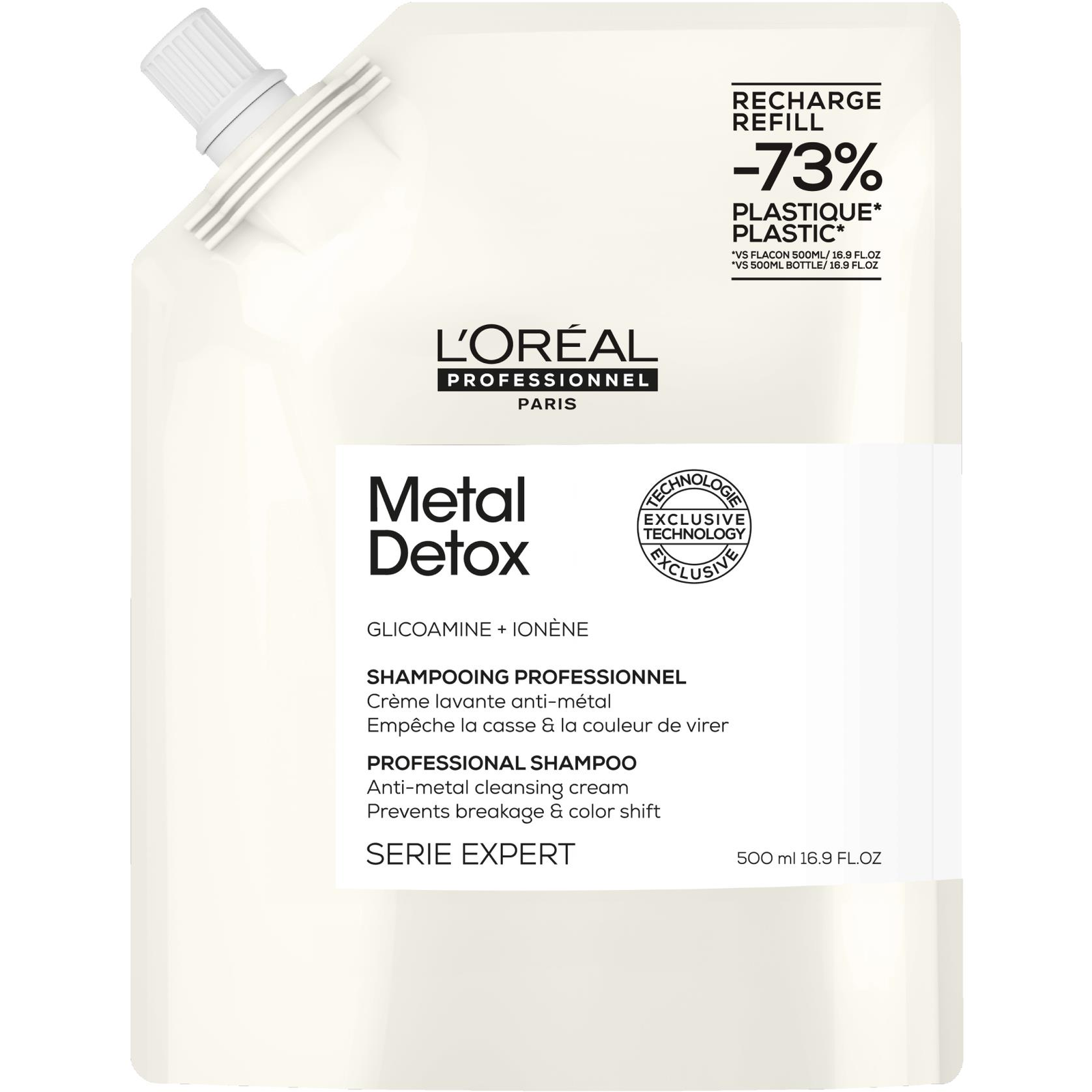 L'ORÉAL PROFESSIONNEL Metal Detox utántöltő, 500 ml (3474637242213)