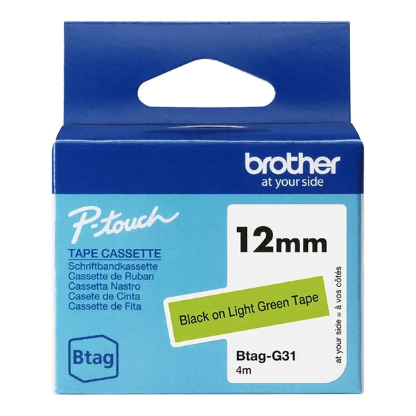Brother BTAG-G31 címkéző szalag Zöldesfekete