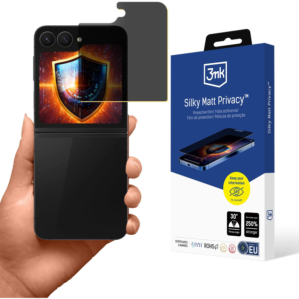3mk Silky Matt Privacy Samsung Galaxy Z Flip 6 / 7 FE védőfólia