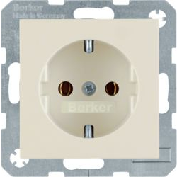 Berker 4743 89 82 Schuko-Steckdose ws glänzend