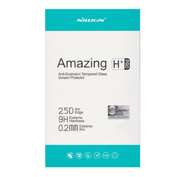 NILLKIN H+ PRO képernyővédő üveg (2.5D lekerekített szél, karcálló, UV szűrés, ultravékony, 0.2mm, 9H) ÁTLÁTSZÓ [Huawei P9 Lite Mini]