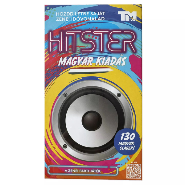 TM Toys Hitster zenei Party társasjáték 130 magyar slágerrel