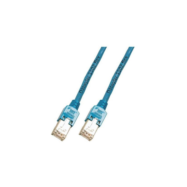 EFB RJ45 Patchk. S/UTP,Cat.5e,TM11,Dätw.CU 5502 PVC,0.5m,bla