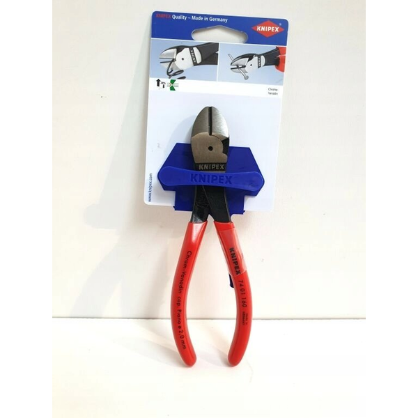 Knipex KNIPEX High Leverage Diagonal Cuttr 160 mm, plastic coating