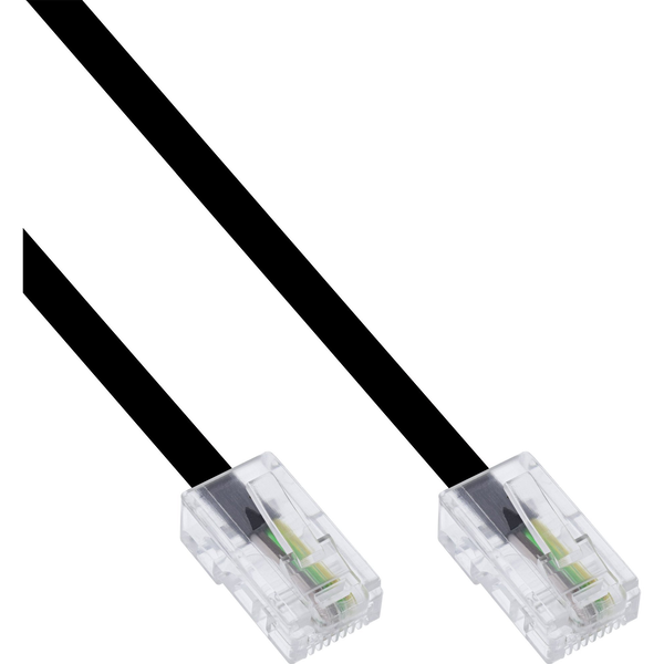 InLine 68815A cavo telefonico Nero
