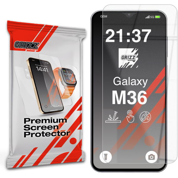 Szkło hybrydowe GrizzGlass HybridGlass do Samsung Galaxy M36