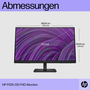 HP P22h G5 počítačový monitor 54,6 cm (21.5") 1920 x 1080 px Full HD Černá