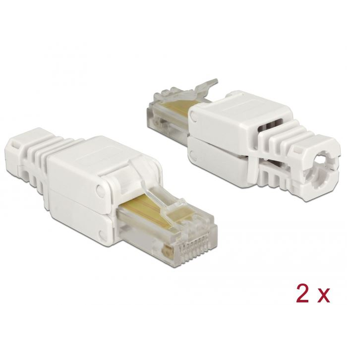 Delock RJ45 dugó Cat.5e 2 darab (86415) (DL86415)