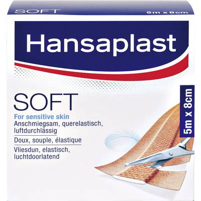 1556527 Hansaplast SOFT vakolatok (H x Sz) 5 m x 8 cm (1556527)