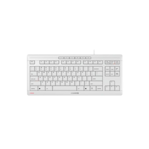 CHERRY STREAM KEYBOARD TKL USB klávesnice QWERTY Angličtina Bílá