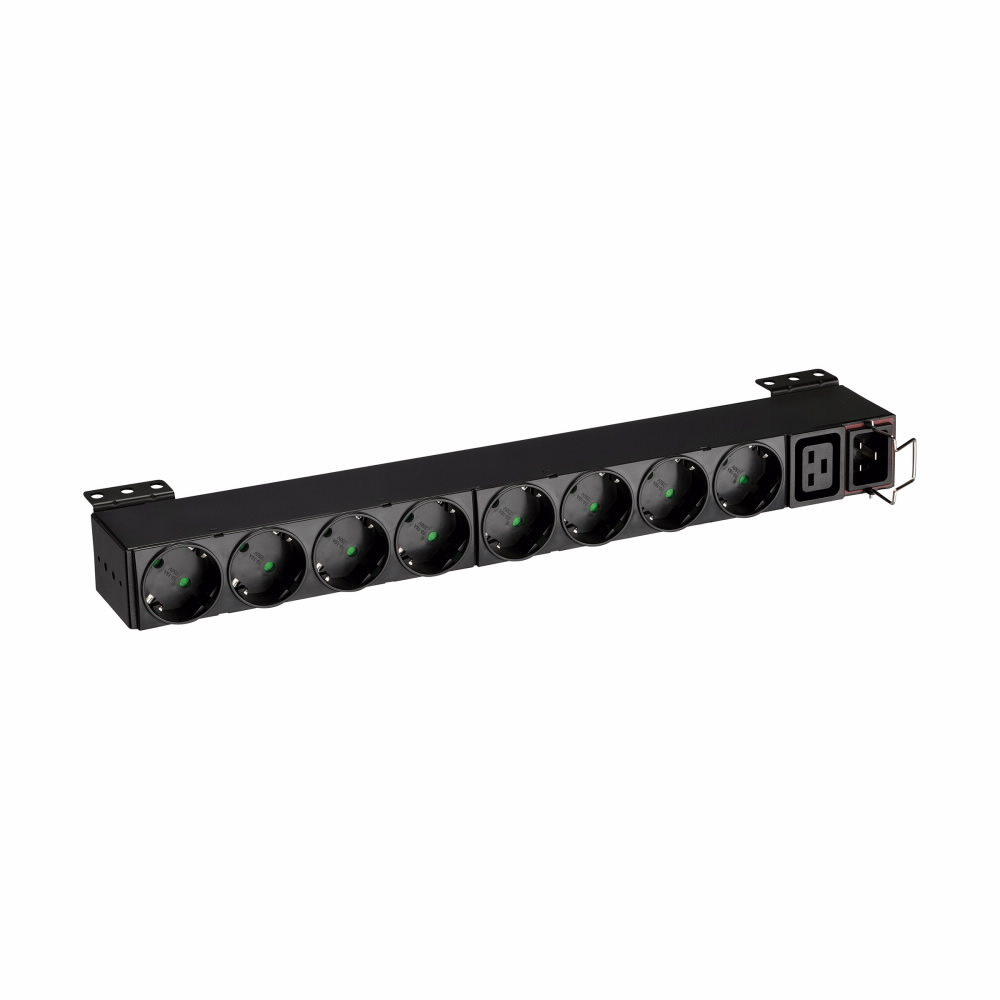 Eaton EFLX8D 19" FlexPDU Tápelosztó sáv 1U - Fekete (EFLX8D)