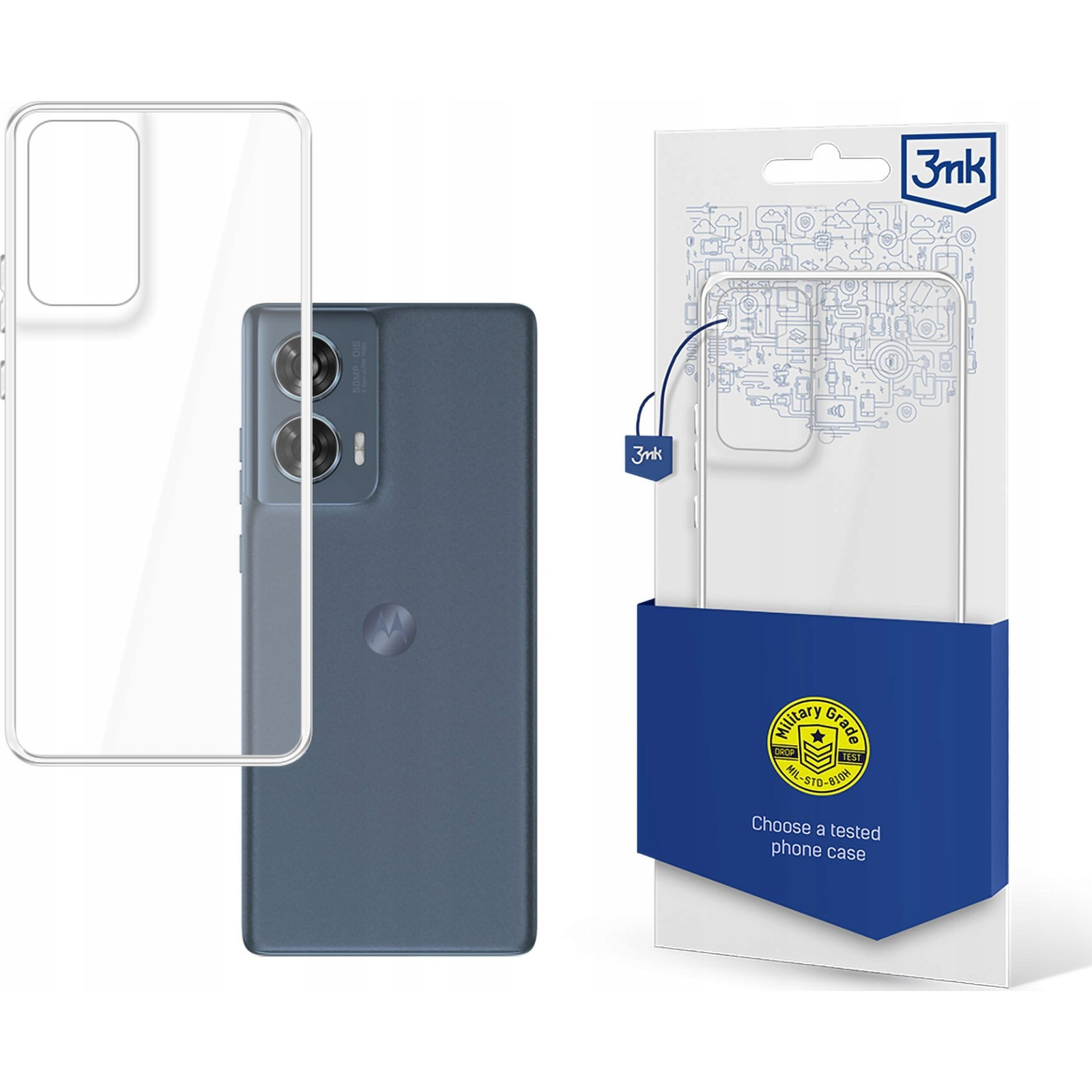 3mk Átlátszó Telefontok Motorola Moto Edge 50 Fusion (3MK6014)