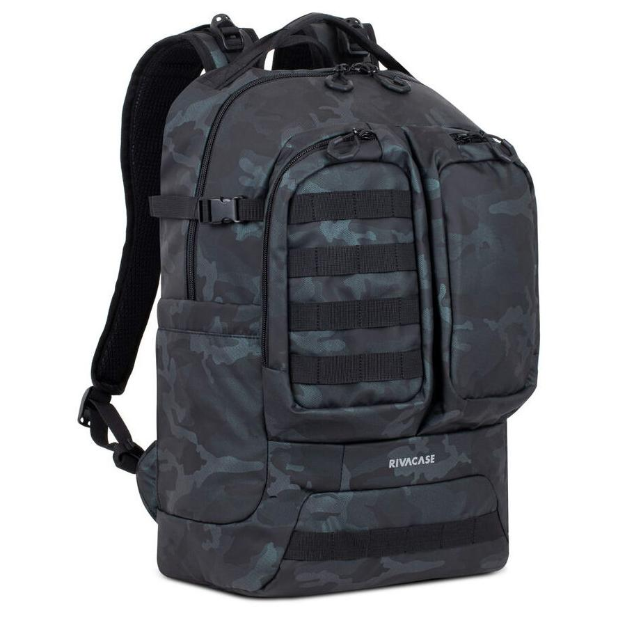 RivaCase 7661 Sherwood Rucksack Laptop Backpack Navy Camo (7661 NAVY CAMO)