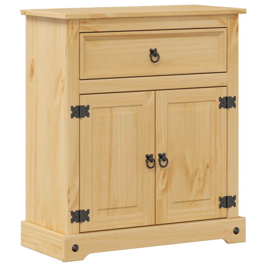 Corona tömör fenyőfa fürdőszobaszekrény 70 x 33 x 80 cm (4013404)