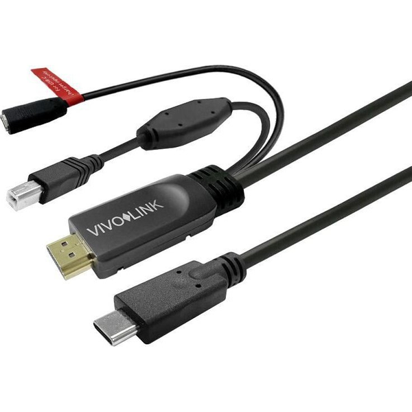 Vivolink PROUSBCHDMIUSBB7.5-CHARGE cavo USB USB 3.2 Gen 1 (3.1 Gen 1) 7,5 m USB C Nero