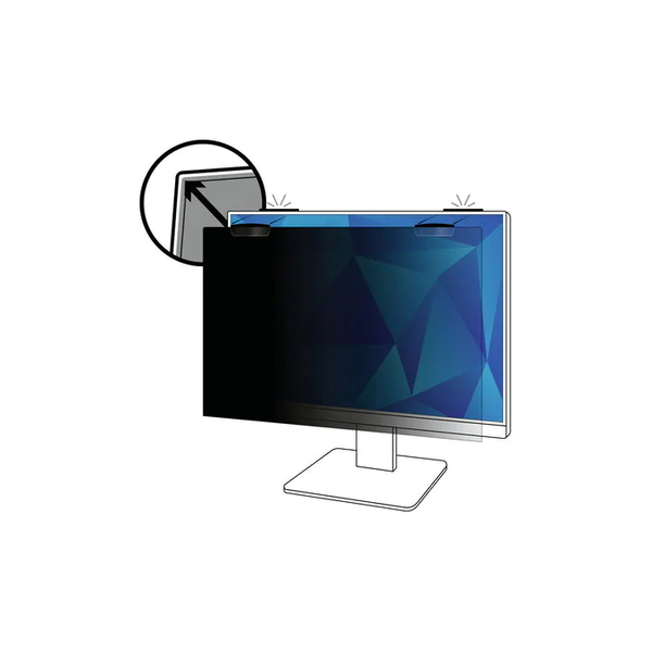 3M PF215W9EM Randloze privacyfilter voor schermen 54,6 cm (21.5")