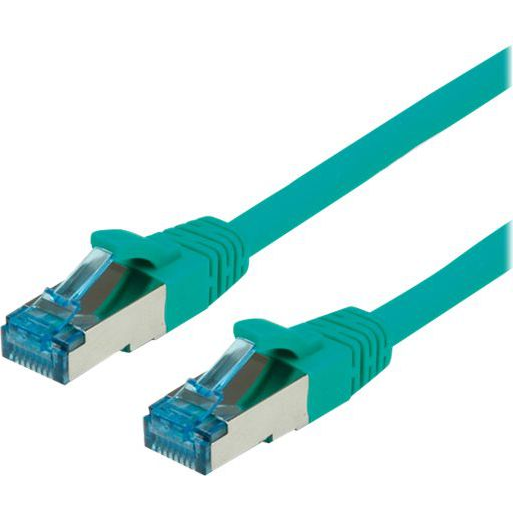 Kabel kroucená dvojlinka Value S/FTP (S-STP) kat. 6a, 1 m