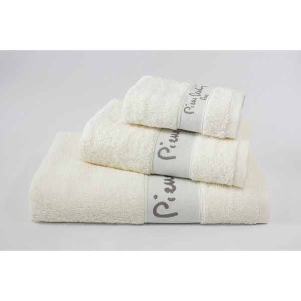 TOWEL SETX3 PIER CARD 103 MILK 450GSM