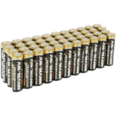 Mikroelem AAA, alkáli mangán, 1,5V, 44 db, Ansmann LR03, AAA, LR3, AM4M8A, AM4, S
