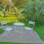 Fancy Garden Zestaw balkonowy Orion stół + 2 krzesła meble do ogrodu Niebieski
