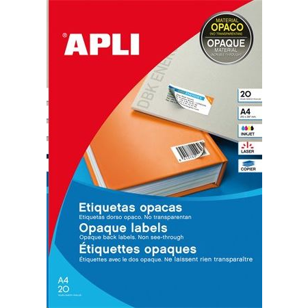 APLI 70x37 mm etikett, felülcímkézéshez (tökéletes fedés) 480 darab (LCA11708) (LCA11708)