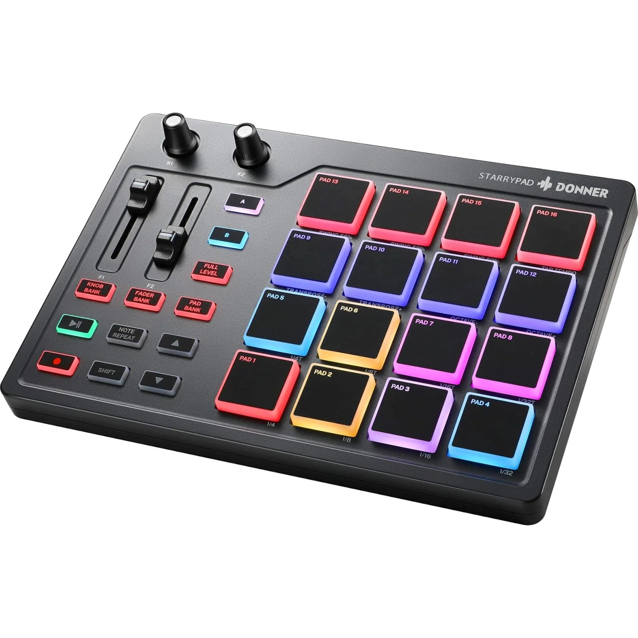 Donner DPD-16 USB MIDI controller - Fekete (DONNER DPD-16)