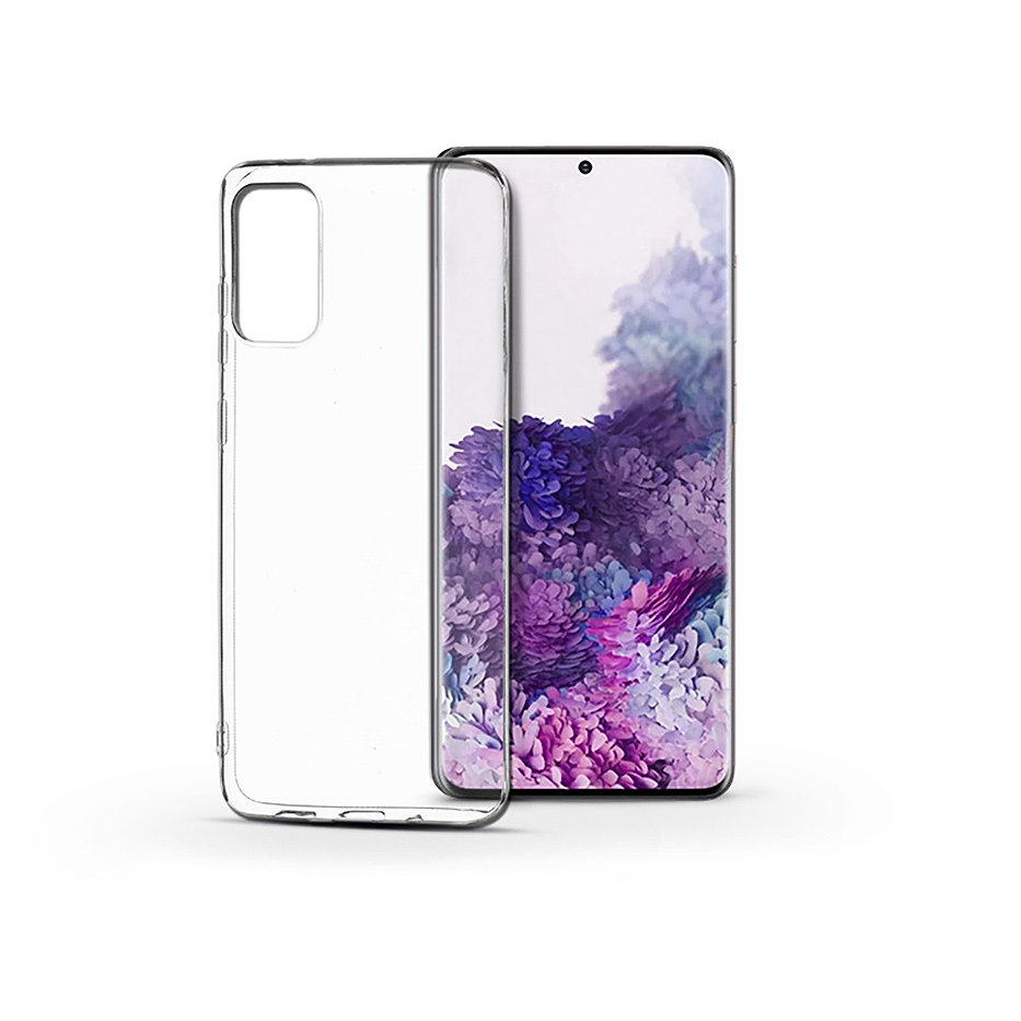 Samsung G985F Galaxy S20+ szilikon hátlap - Soft Clear - transparent (PT-5371)
