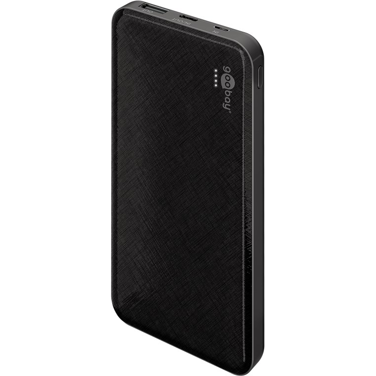 Goobay 64591 Power Bank 10000mAh - Fekete (64591)
