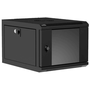 Caymon CAYMON NPR404/B Naścienna szafa rack 9,5”/10,5” 4U, głębokość 420 mm, czarna
