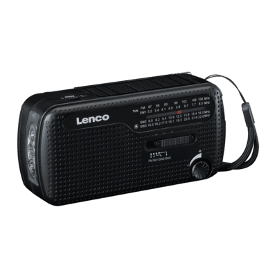 Lenco MCR-113BK Napelemes Rádió - Fekete (MCR-113BK)