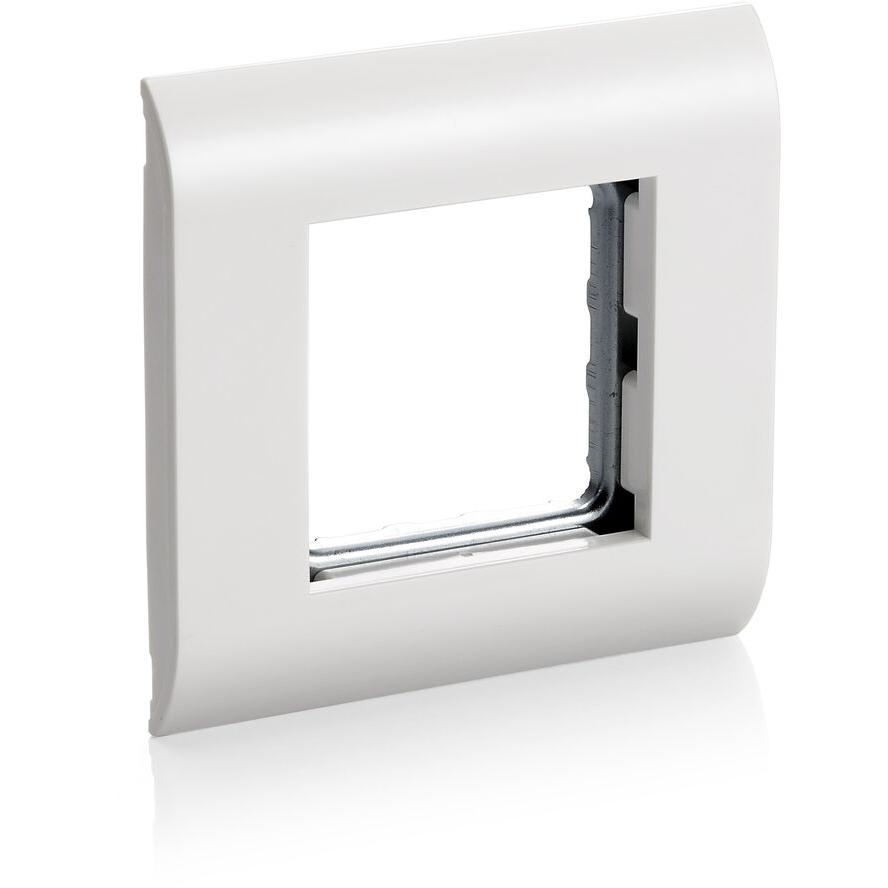 Equip Unterputzdose Frontplatte French Modular 45x45 RAL9010 Polybeutel (125461)