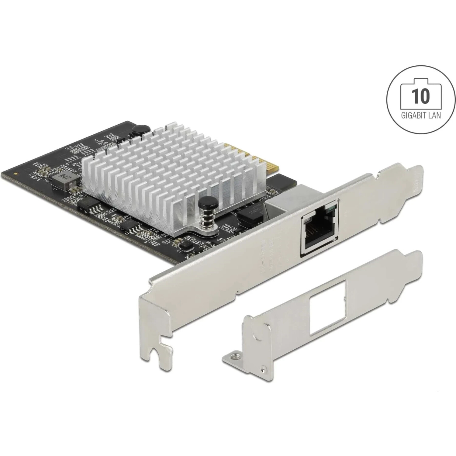DeLOCK PCI Express x2 kártya 1 x RJ45 10 Gigabit, LAN adapter (89528) (89528)