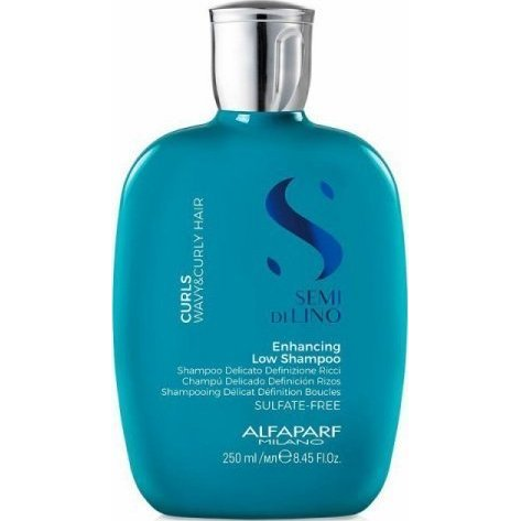ALFAPARF MILANO Semi Di Lino Curls Enhancing Low Shampoo Tápláló sampon göndör hajra, 250 ml (19843)