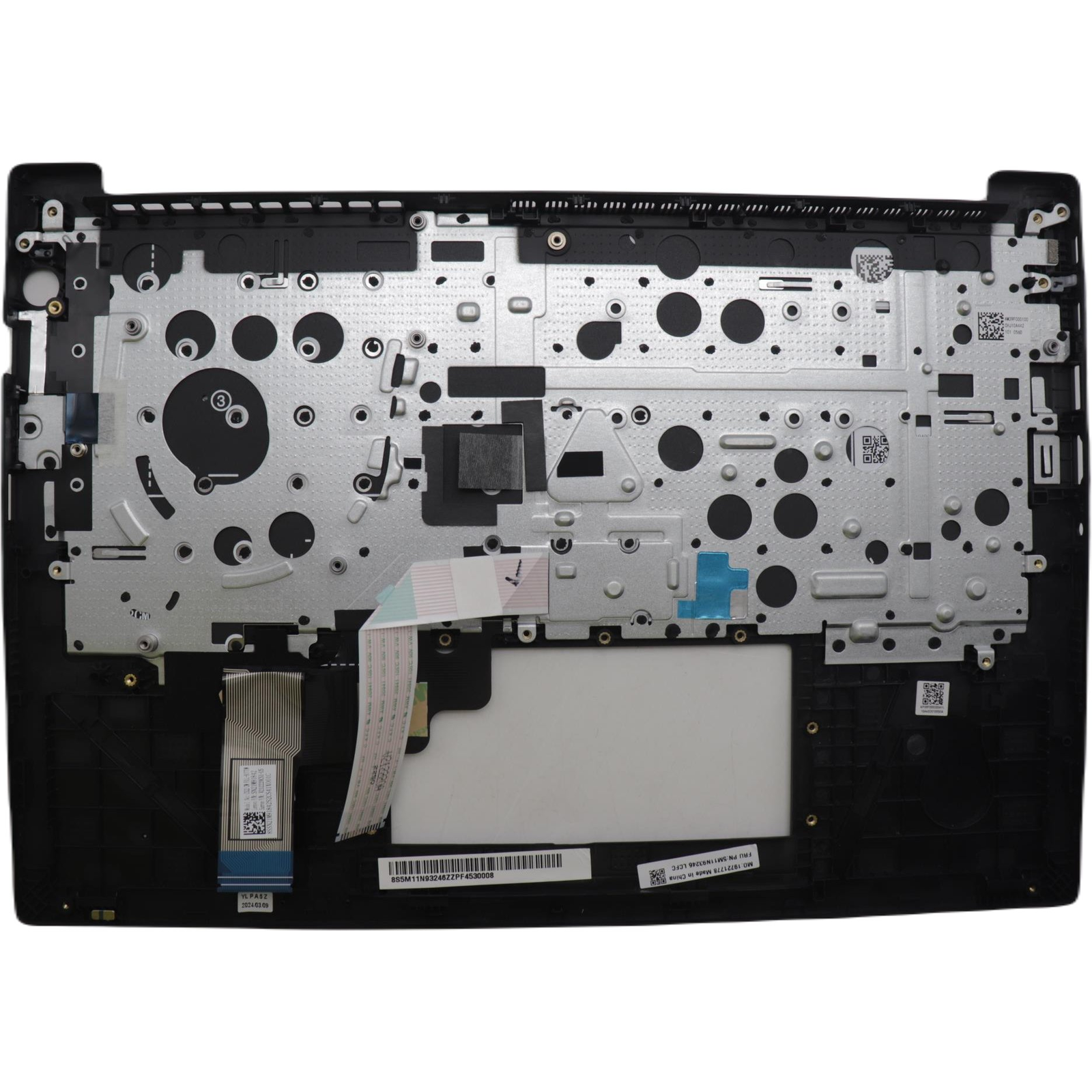 Lenovo 5M11N94181 laptop alkatrész Cover + keyboard (Backlit German layout)