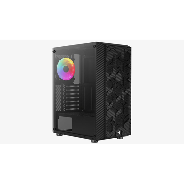 Carcasa Aerocool Hive FRGB, Mid-Tower, fara sursa, ATX, Black