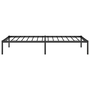 fekete fém ágykeret 90 x 190 cm