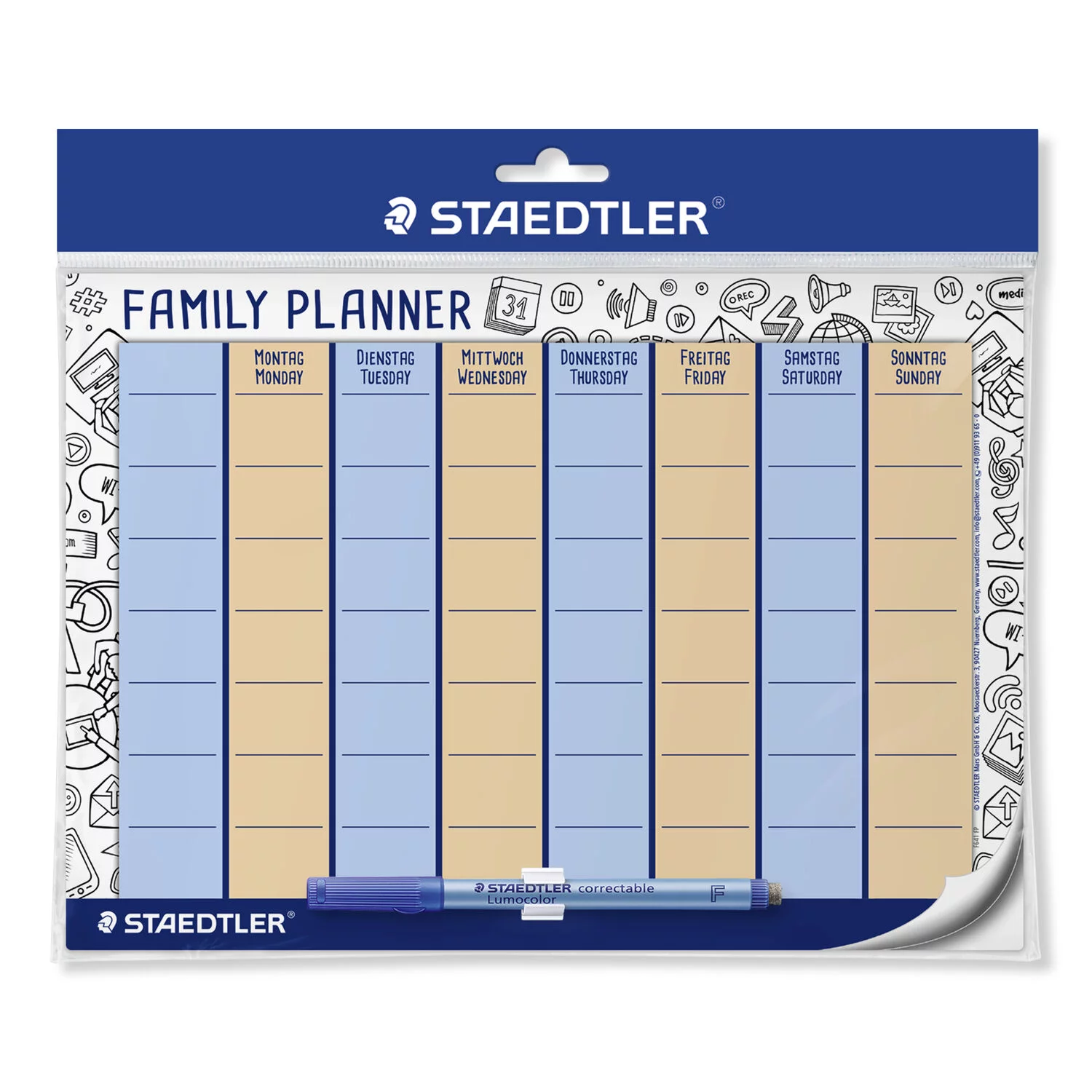 Staedtler Lumocolor 641 FP Törölhető családi tervező (641 FP)