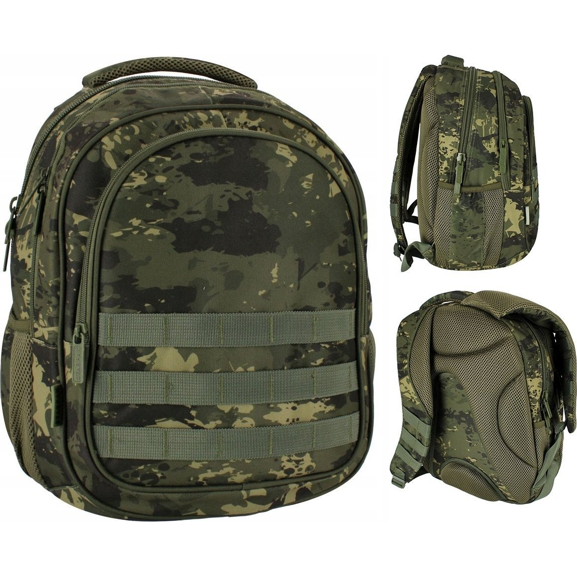 Starpak Terepmintás Ergonomikus Iskolatáska - Tactic (STK PLE393)