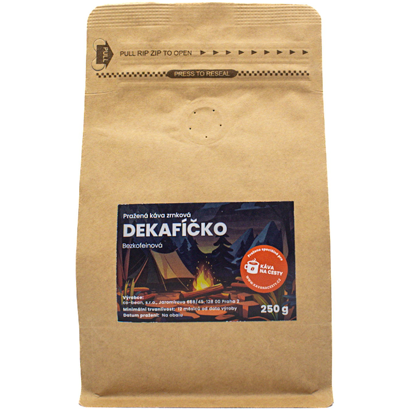 Koffeinmentes kávé az útra 250 g (0726529659504)