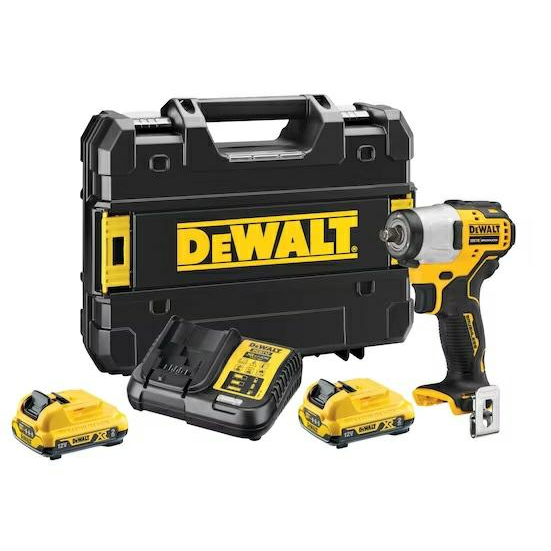 DEWALT DCF902D2-QW 12 V XR KEFE NÉLKÜLI KOMPAKT ÜTVECSAVAROZÓ 3/8