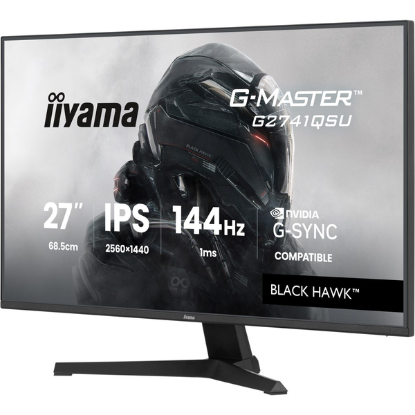 iiyama G-MASTER G2741QSU-B1 computerskærm 68,6 cm (27") 2560 x 1440 pixel Sort