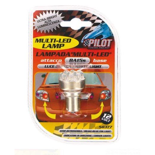 Lampa monopolica pentru lumini ceata, Lampa, 11LED, 12 V, Lumina alba